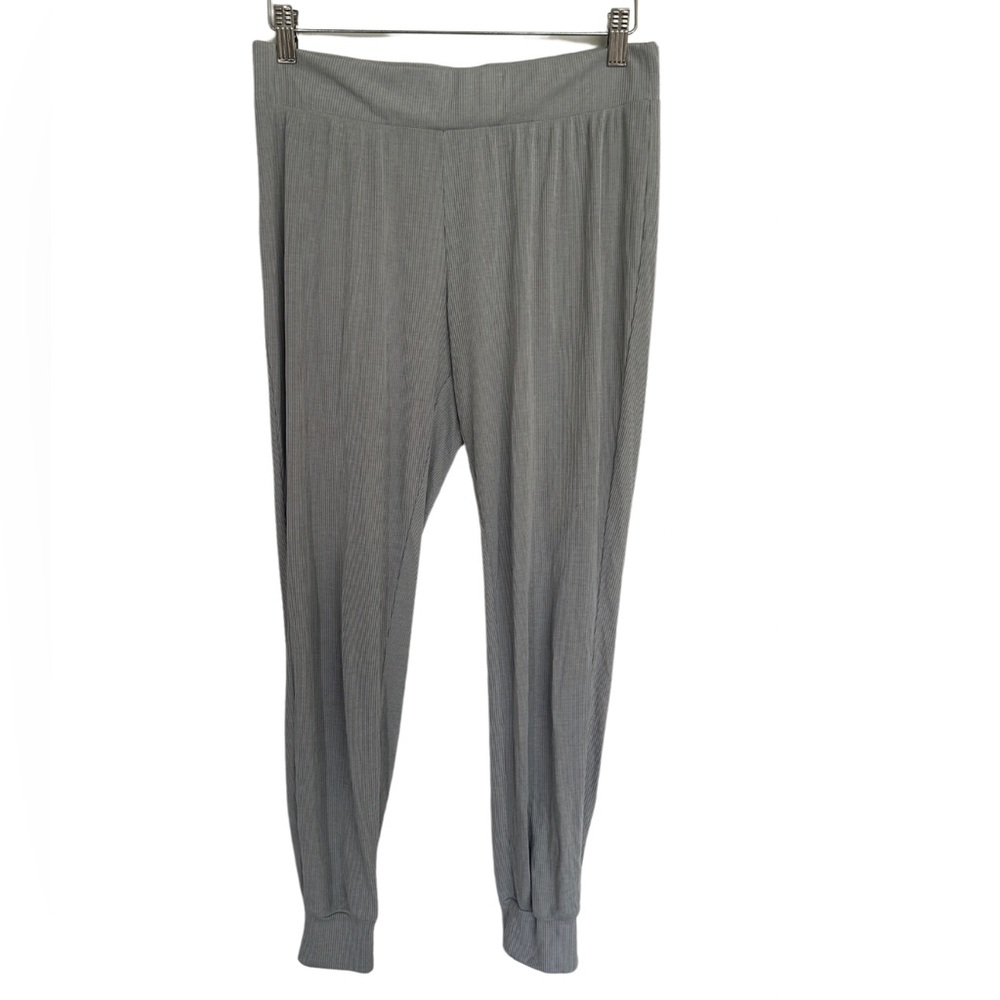 Victoria’s Secret Gray Ribbed Lounge Joggers‎ Pants - M